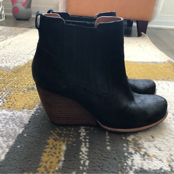 Kork-Ease Leather Booties Size 6.5 - Picture 2 of 11